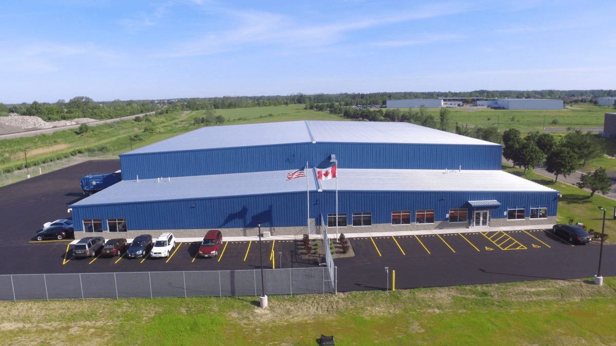 Distribution center with workers managing order fulfillment